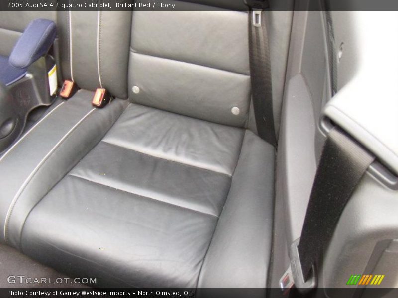 Brilliant Red / Ebony 2005 Audi S4 4.2 quattro Cabriolet