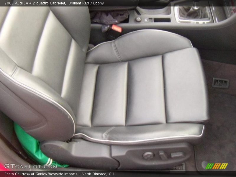 Brilliant Red / Ebony 2005 Audi S4 4.2 quattro Cabriolet