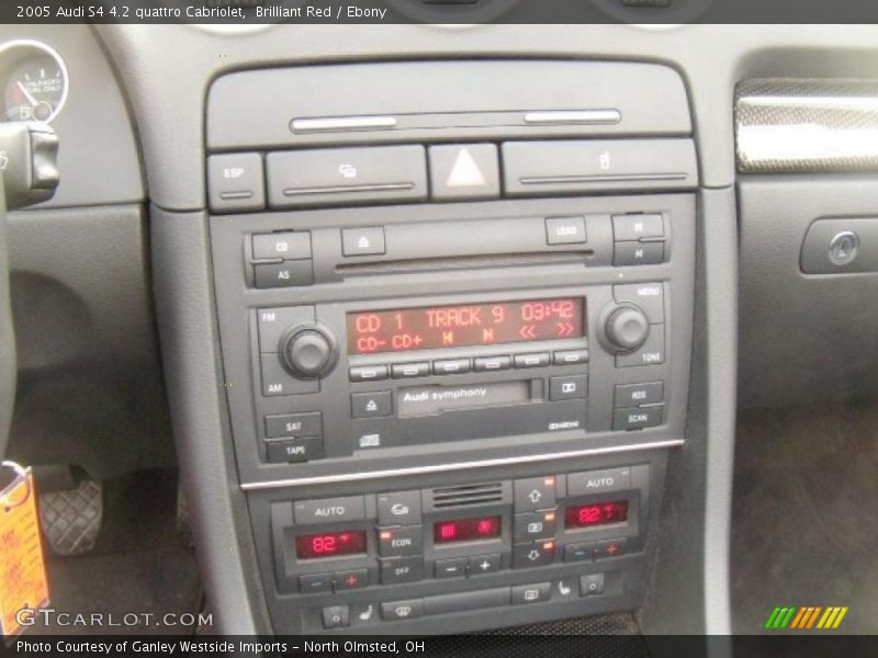Brilliant Red / Ebony 2005 Audi S4 4.2 quattro Cabriolet