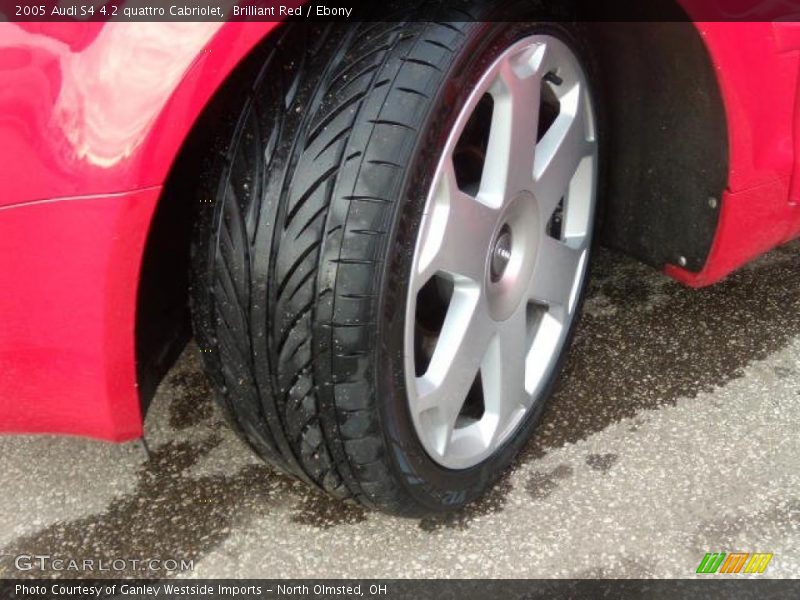 Brilliant Red / Ebony 2005 Audi S4 4.2 quattro Cabriolet