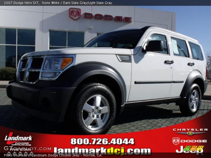 Stone White / Dark Slate Gray/Light Slate Gray 2007 Dodge Nitro SXT