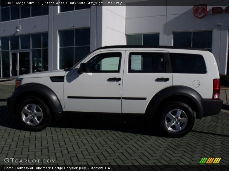 Stone White / Dark Slate Gray/Light Slate Gray 2007 Dodge Nitro SXT