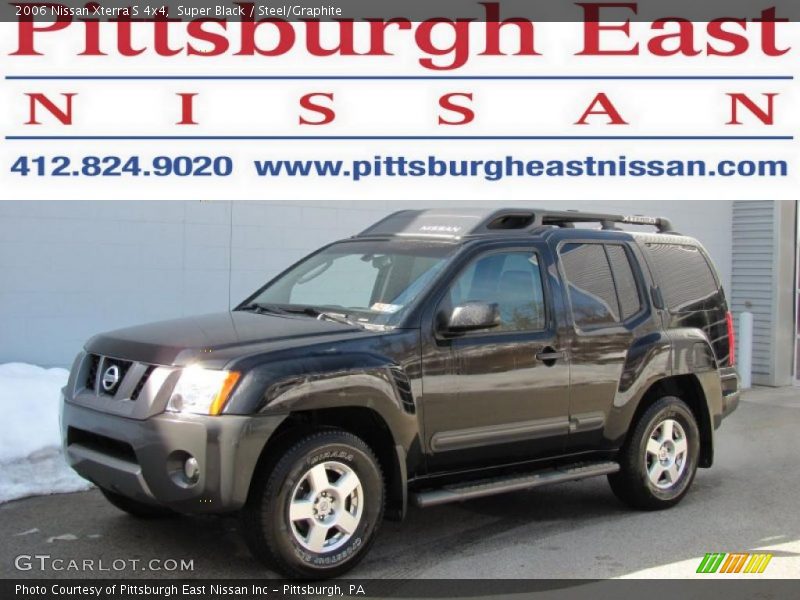 Super Black / Steel/Graphite 2006 Nissan Xterra S 4x4