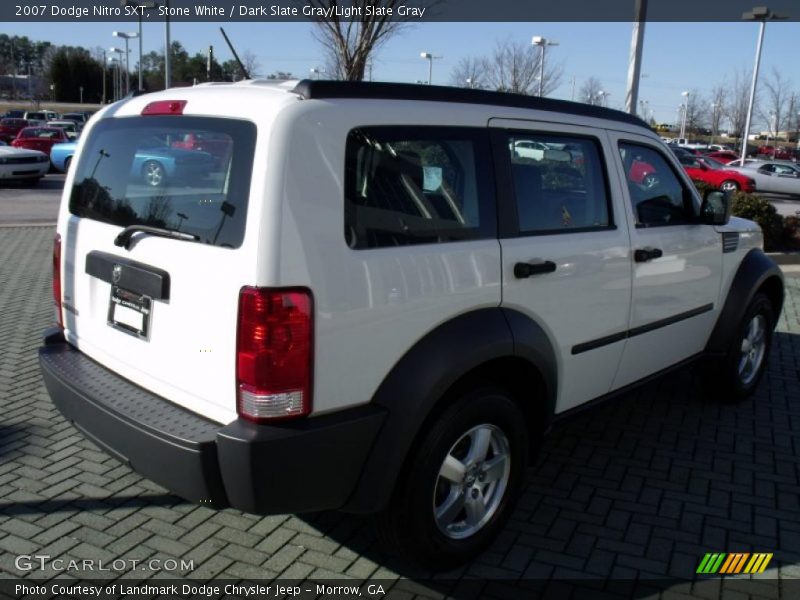 Stone White / Dark Slate Gray/Light Slate Gray 2007 Dodge Nitro SXT