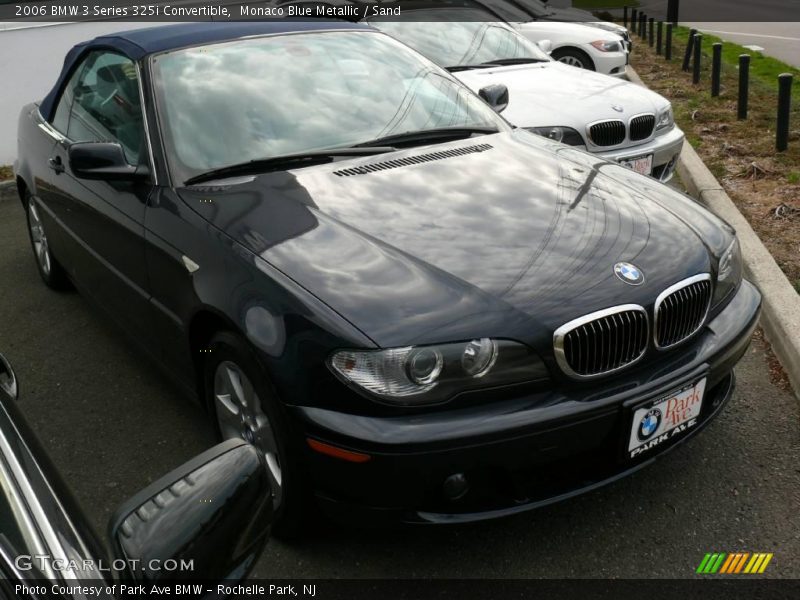 Monaco Blue Metallic / Sand 2006 BMW 3 Series 325i Convertible