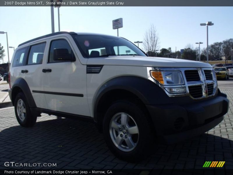 Stone White / Dark Slate Gray/Light Slate Gray 2007 Dodge Nitro SXT