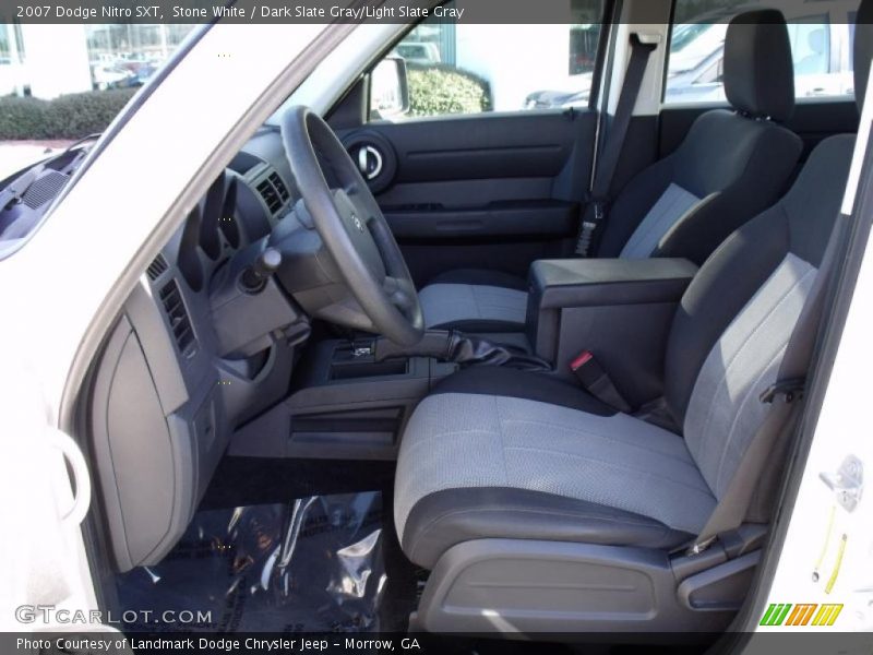 Stone White / Dark Slate Gray/Light Slate Gray 2007 Dodge Nitro SXT