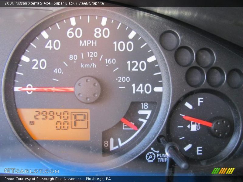 Super Black / Steel/Graphite 2006 Nissan Xterra S 4x4