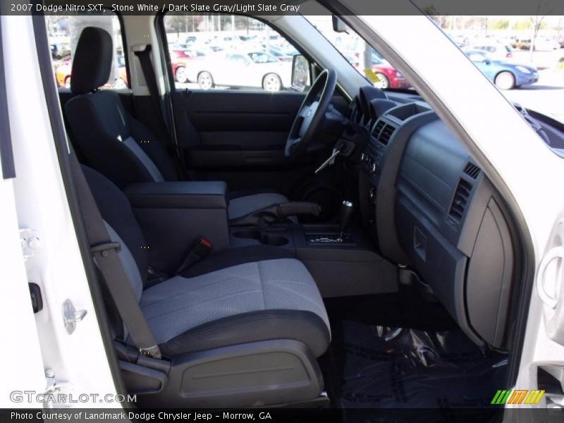 Stone White / Dark Slate Gray/Light Slate Gray 2007 Dodge Nitro SXT