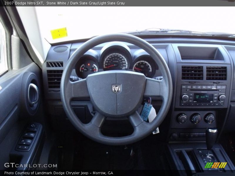 Stone White / Dark Slate Gray/Light Slate Gray 2007 Dodge Nitro SXT
