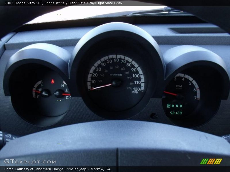 Stone White / Dark Slate Gray/Light Slate Gray 2007 Dodge Nitro SXT