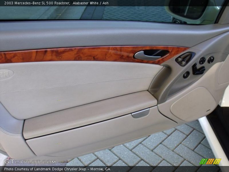 Alabaster White / Ash 2003 Mercedes-Benz SL 500 Roadster
