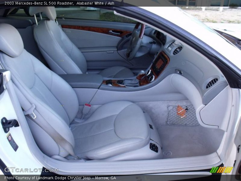 Alabaster White / Ash 2003 Mercedes-Benz SL 500 Roadster