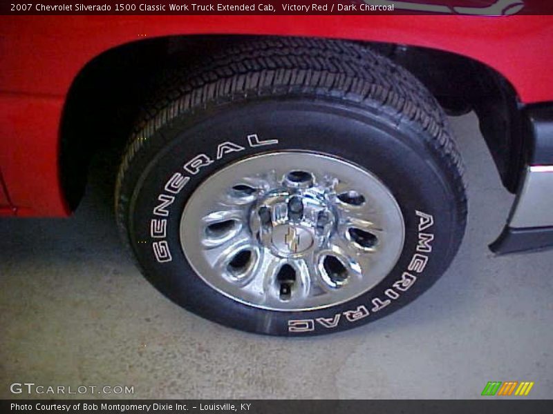 Victory Red / Dark Charcoal 2007 Chevrolet Silverado 1500 Classic Work Truck Extended Cab