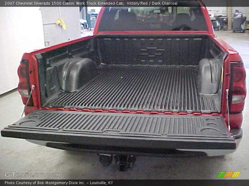 Victory Red / Dark Charcoal 2007 Chevrolet Silverado 1500 Classic Work Truck Extended Cab