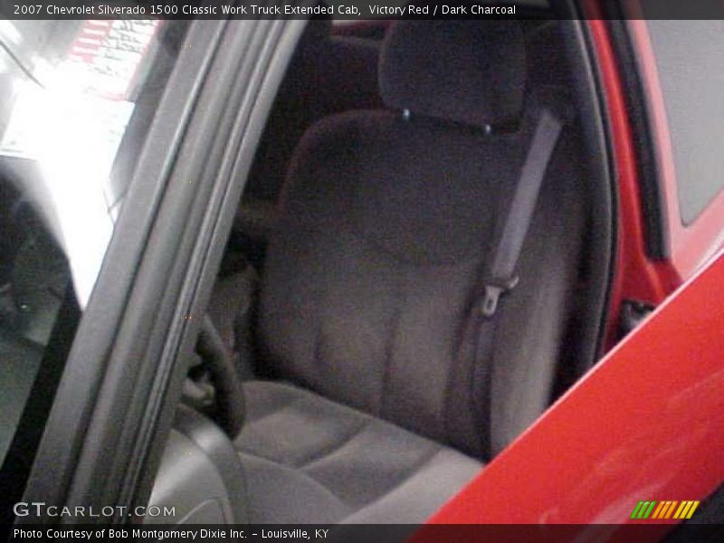 Victory Red / Dark Charcoal 2007 Chevrolet Silverado 1500 Classic Work Truck Extended Cab