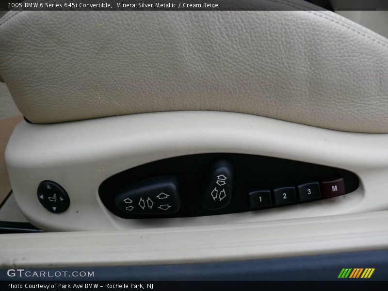 Mineral Silver Metallic / Cream Beige 2005 BMW 6 Series 645i Convertible