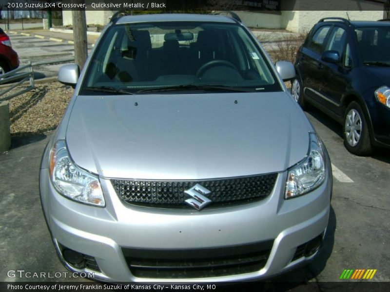 Quicksilver Metallic / Black 2010 Suzuki SX4 Crossover