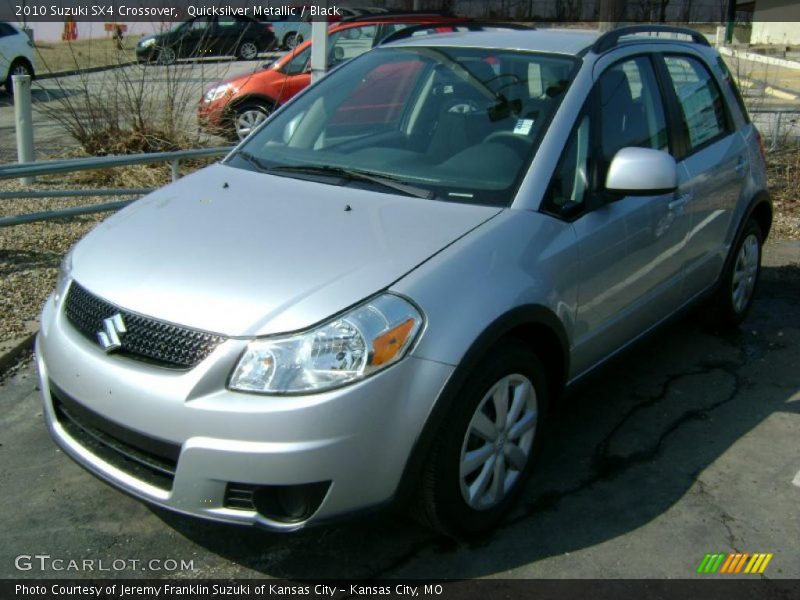 Quicksilver Metallic / Black 2010 Suzuki SX4 Crossover