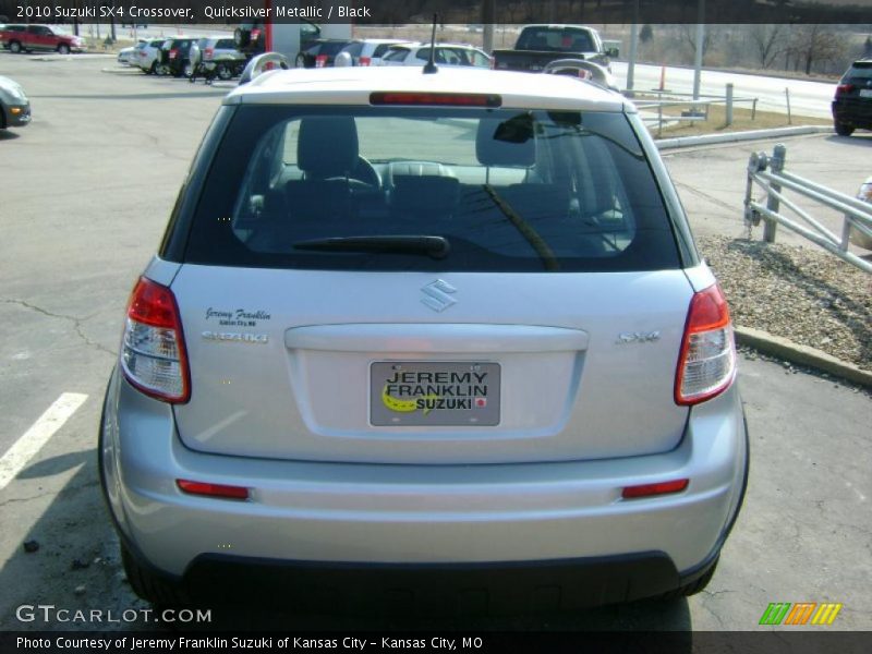 Quicksilver Metallic / Black 2010 Suzuki SX4 Crossover