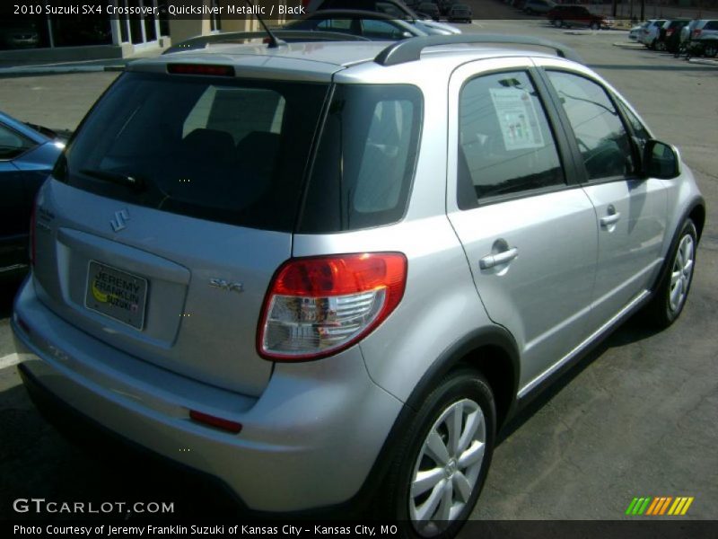 Quicksilver Metallic / Black 2010 Suzuki SX4 Crossover