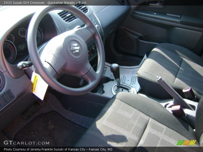 Quicksilver Metallic / Black 2010 Suzuki SX4 Crossover