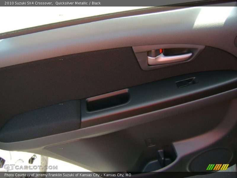 Quicksilver Metallic / Black 2010 Suzuki SX4 Crossover