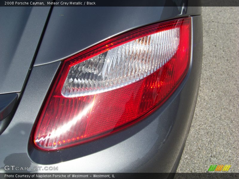 Meteor Grey Metallic / Black 2008 Porsche Cayman