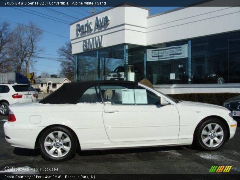 Alpine White / Sand 2006 BMW 3 Series 325i Convertible