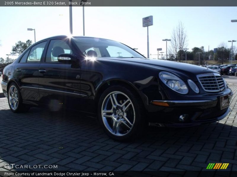 Black / Stone 2005 Mercedes-Benz E 320 Sedan