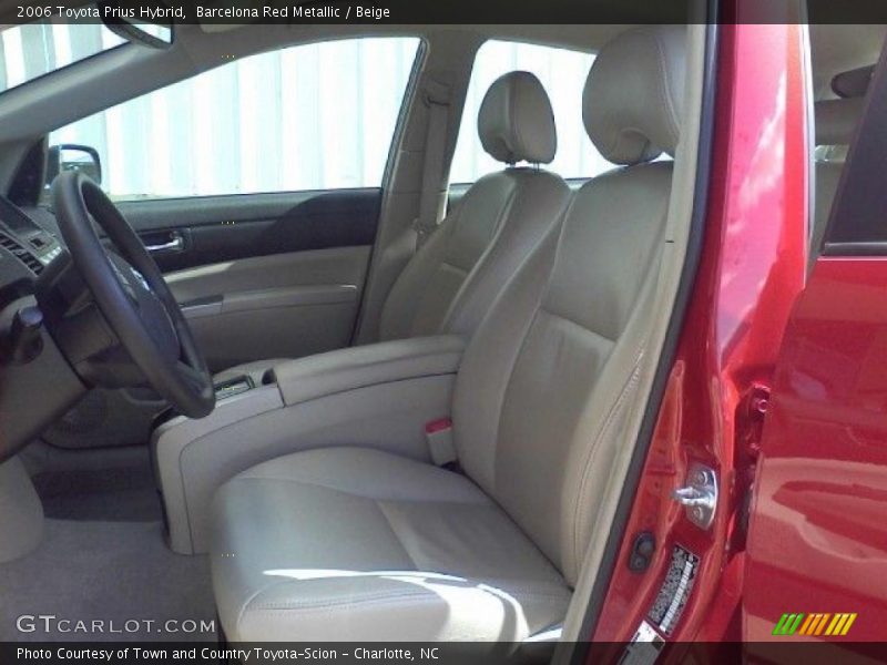 Barcelona Red Metallic / Beige 2006 Toyota Prius Hybrid