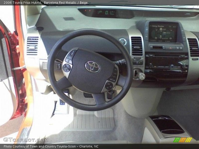 Barcelona Red Metallic / Beige 2006 Toyota Prius Hybrid