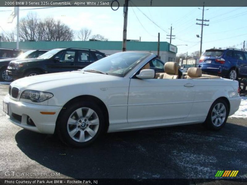 Alpine White / Sand 2006 BMW 3 Series 325i Convertible