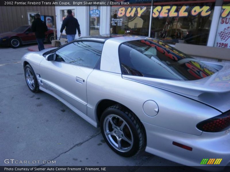 Bright Silver Metallic / Ebony Black 2002 Pontiac Firebird Trans Am Coupe