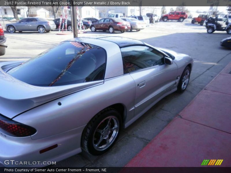 Bright Silver Metallic / Ebony Black 2002 Pontiac Firebird Trans Am Coupe