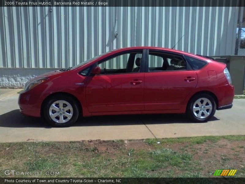 Barcelona Red Metallic / Beige 2006 Toyota Prius Hybrid