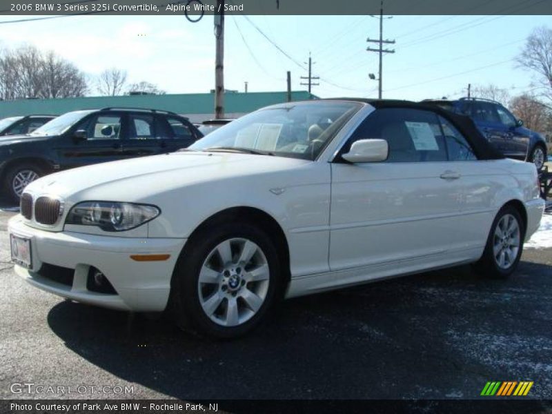 Alpine White / Sand 2006 BMW 3 Series 325i Convertible