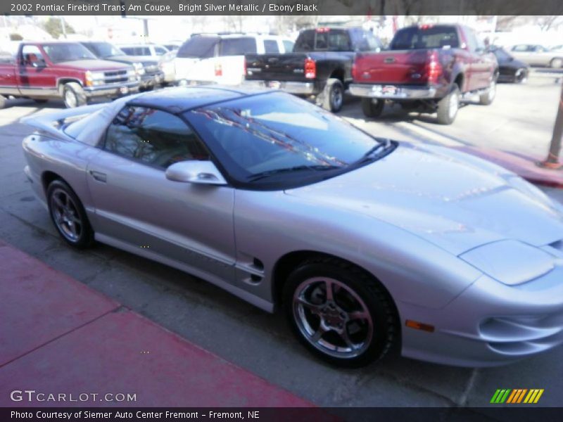 Bright Silver Metallic / Ebony Black 2002 Pontiac Firebird Trans Am Coupe