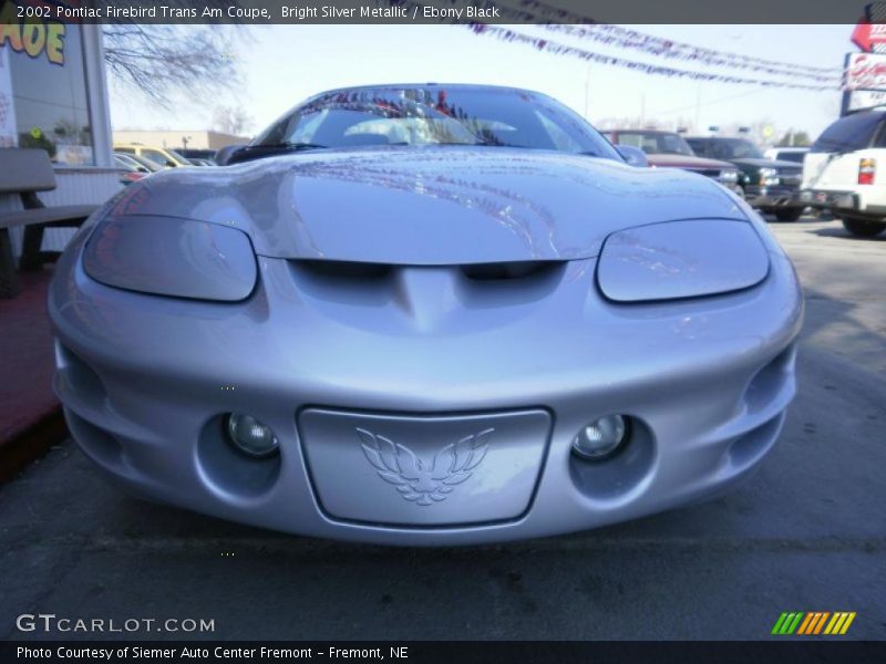 Bright Silver Metallic / Ebony Black 2002 Pontiac Firebird Trans Am Coupe