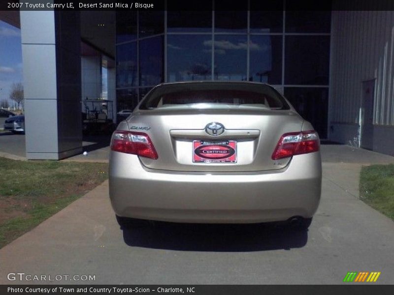 Desert Sand Mica / Bisque 2007 Toyota Camry LE