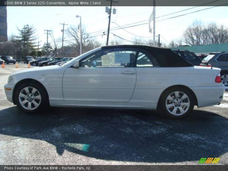 Alpine White / Sand 2006 BMW 3 Series 325i Convertible