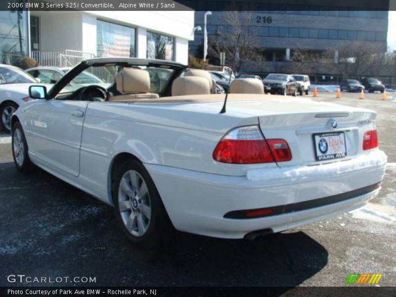 Alpine White / Sand 2006 BMW 3 Series 325i Convertible