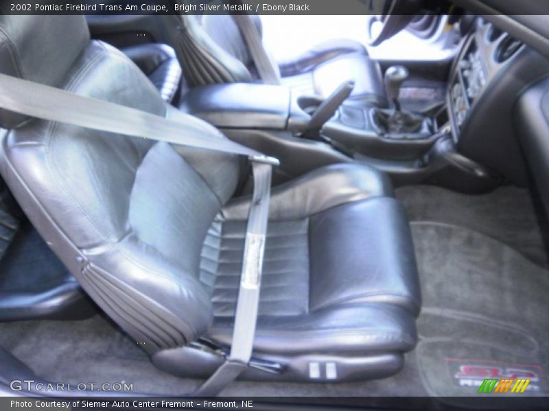 Bright Silver Metallic / Ebony Black 2002 Pontiac Firebird Trans Am Coupe