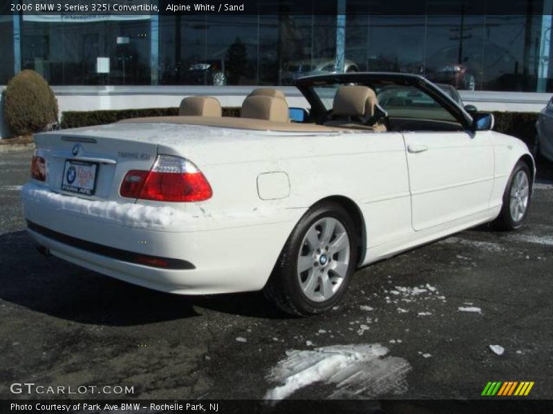 Alpine White / Sand 2006 BMW 3 Series 325i Convertible