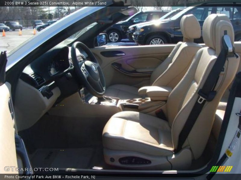 Alpine White / Sand 2006 BMW 3 Series 325i Convertible
