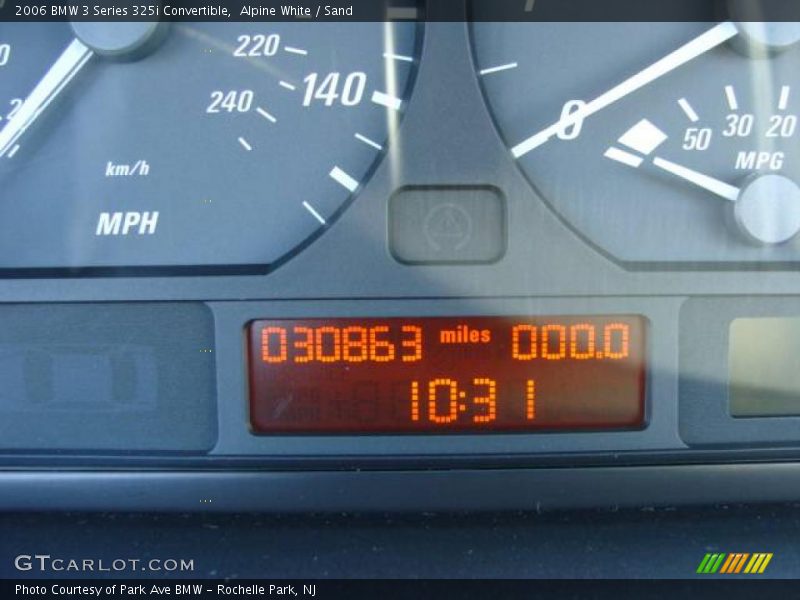 Alpine White / Sand 2006 BMW 3 Series 325i Convertible