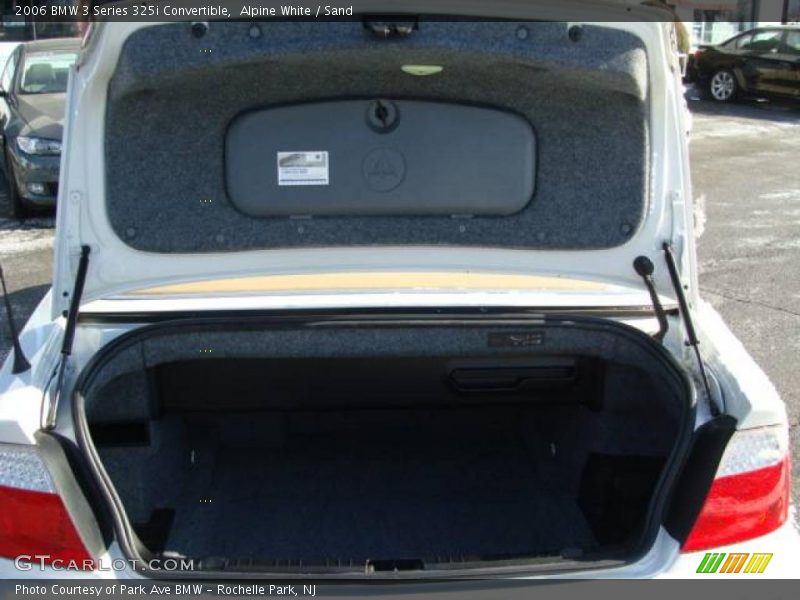 Alpine White / Sand 2006 BMW 3 Series 325i Convertible