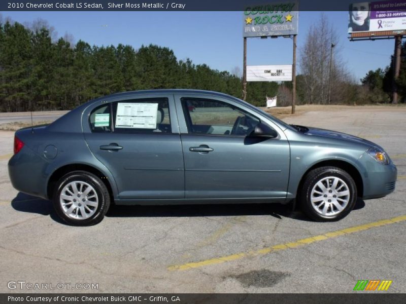 Silver Moss Metallic / Gray 2010 Chevrolet Cobalt LS Sedan