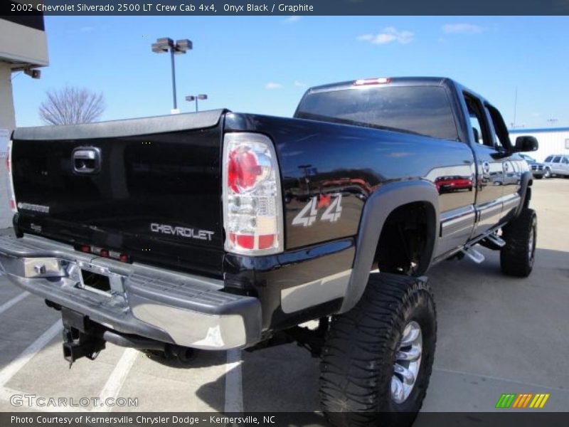 Onyx Black / Graphite 2002 Chevrolet Silverado 2500 LT Crew Cab 4x4