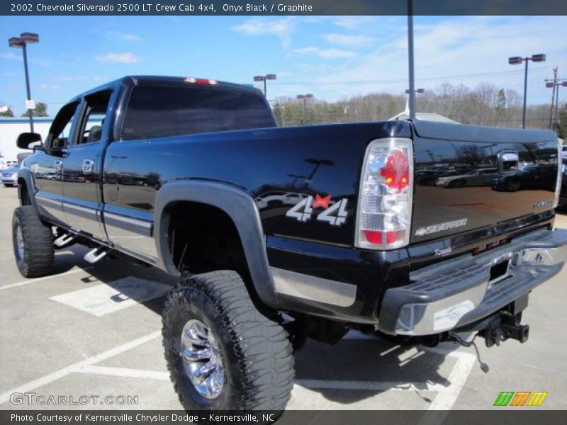 Onyx Black / Graphite 2002 Chevrolet Silverado 2500 LT Crew Cab 4x4
